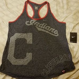 New never worn Cleveland Indians tank top